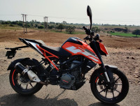 Orange And Black KTM Duke 250