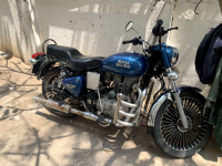 Blue Royal Enfield Bullet Electra