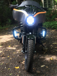 Orange Black Harley Davidson Street 750