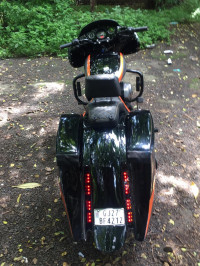 Orange Black Harley Davidson Street 750