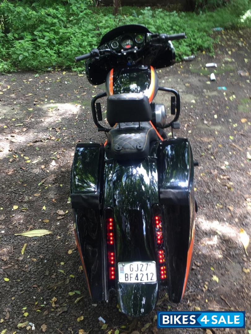 Orange Black Harley Davidson Street 750