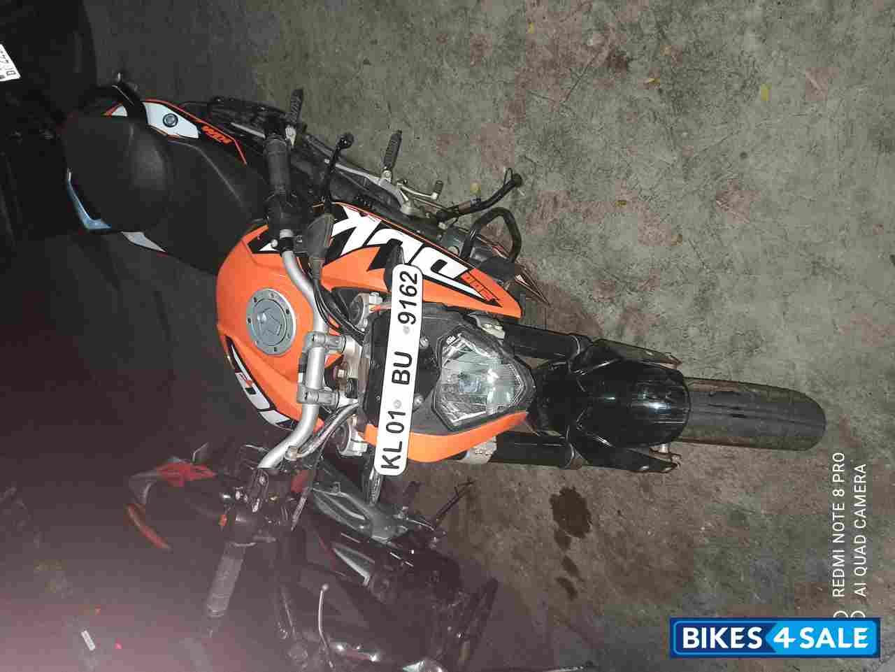 Black Orange KTM Duke 200