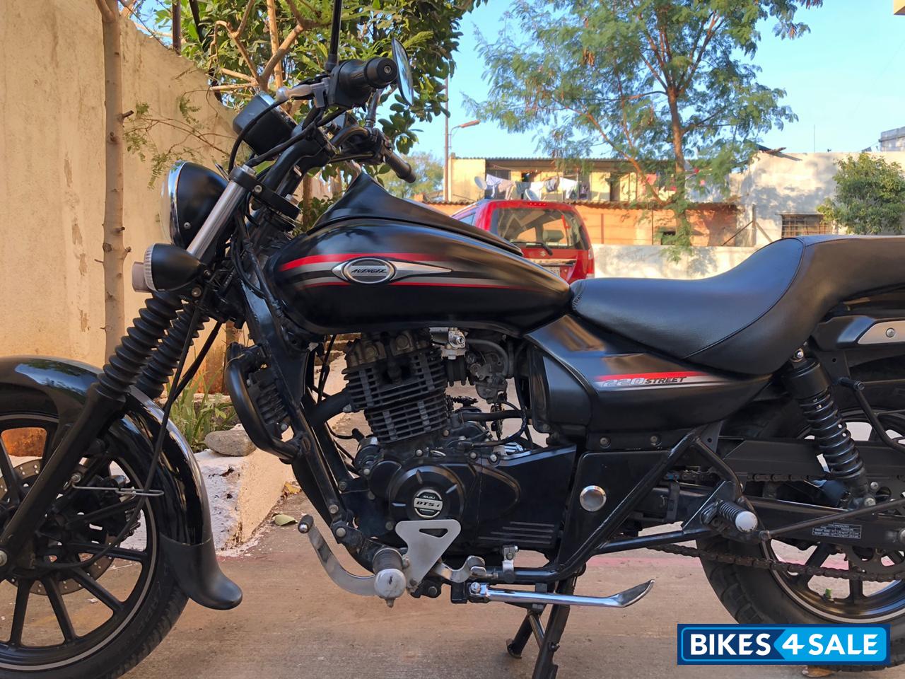 Black & Red Bajaj Avenger Street 220