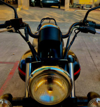 Black & Red Bajaj Avenger Street 220