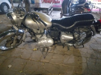 Silver Royal Enfield Bullet Electra