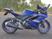 Blue Yamaha YZF R15 V3 BS6