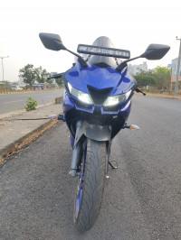 Blue Yamaha YZF R15 V3 BS6