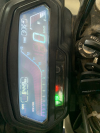 White Bajaj Dominar 400