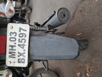 Black Honda CB Shine