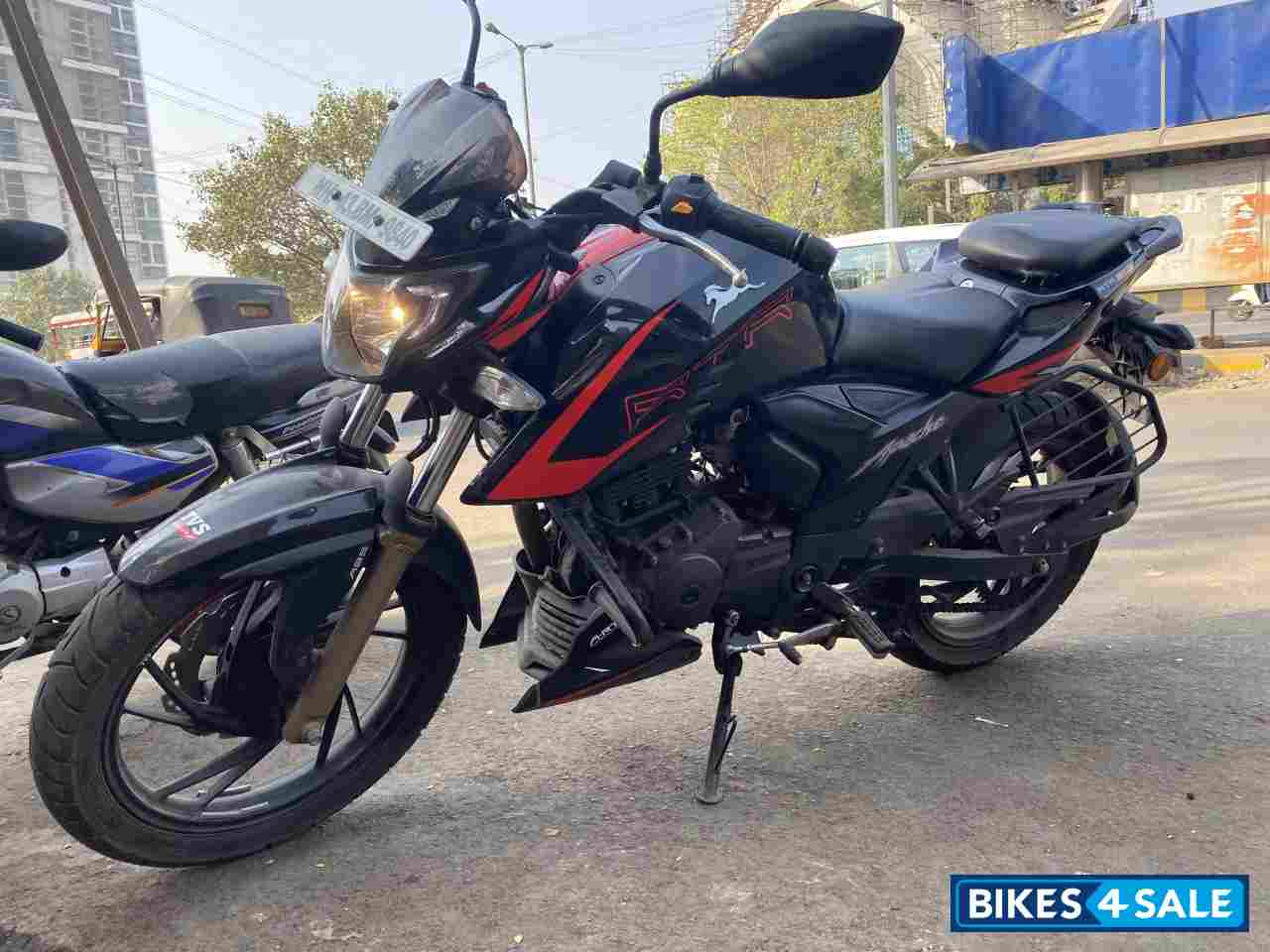 Black & Red TVS Apache RTR 200 4V ABS Race Edition 2.0