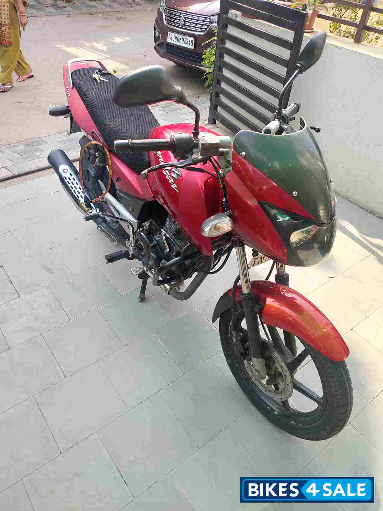 Red Bajaj Pulsar 150 DTSi
