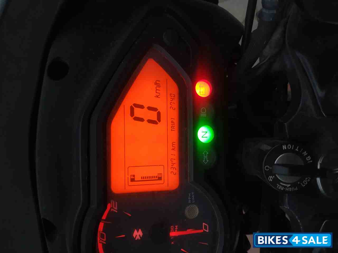 Black And Red Bajaj Pulsar 150 DTSi