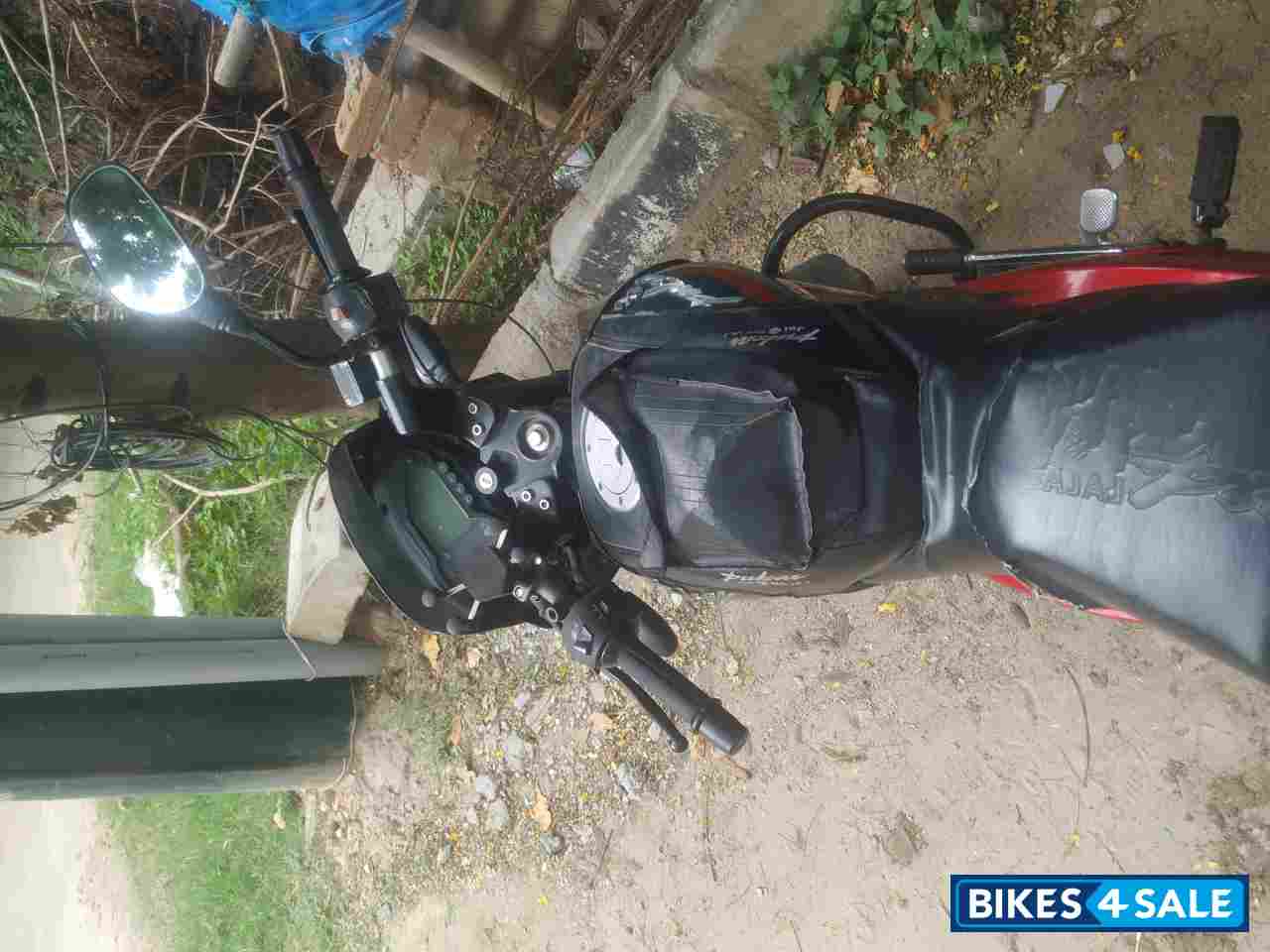Black And Red Bajaj Pulsar 150 DTSi