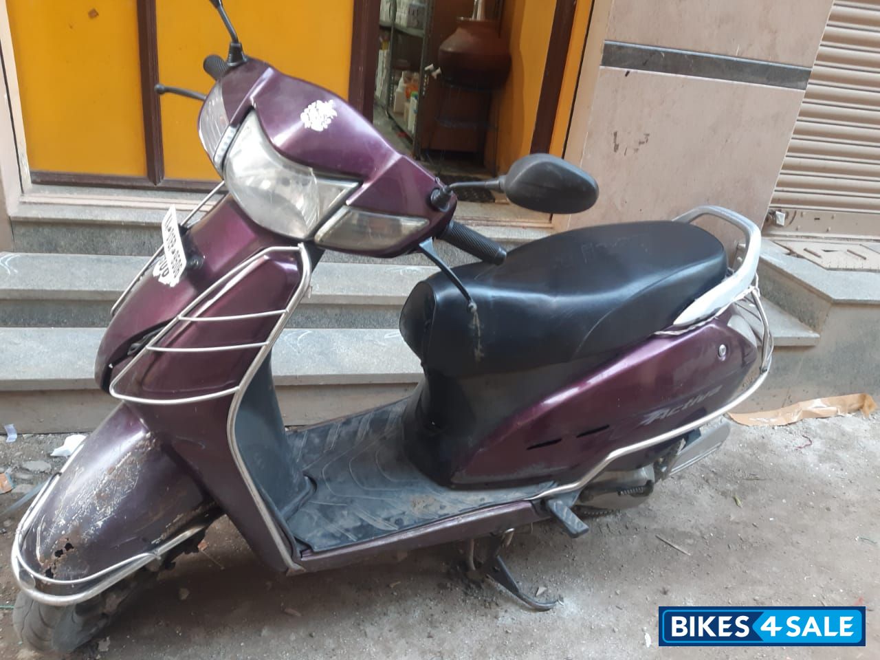 Maroon Honda Activa