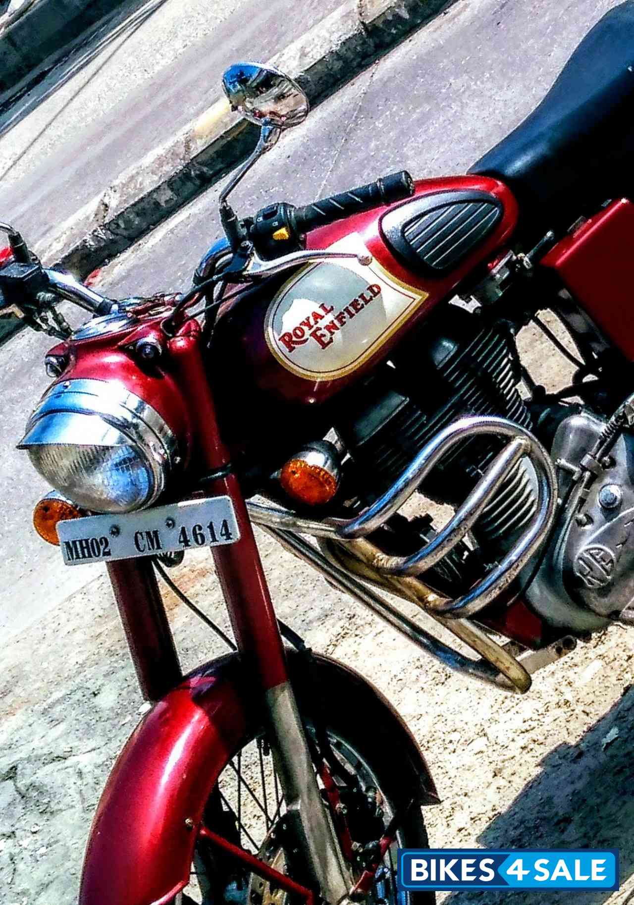 Wine Red Royal Enfield Classic 500