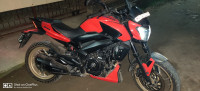 Red Bajaj Dominar 400 Disc