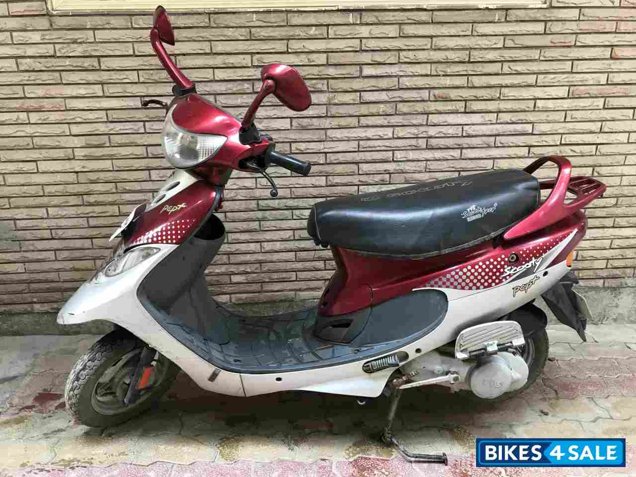 Red TVS Scooty Pep Plus