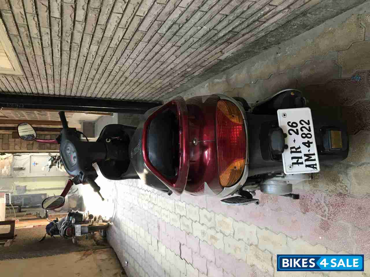 Red TVS Scooty Pep Plus