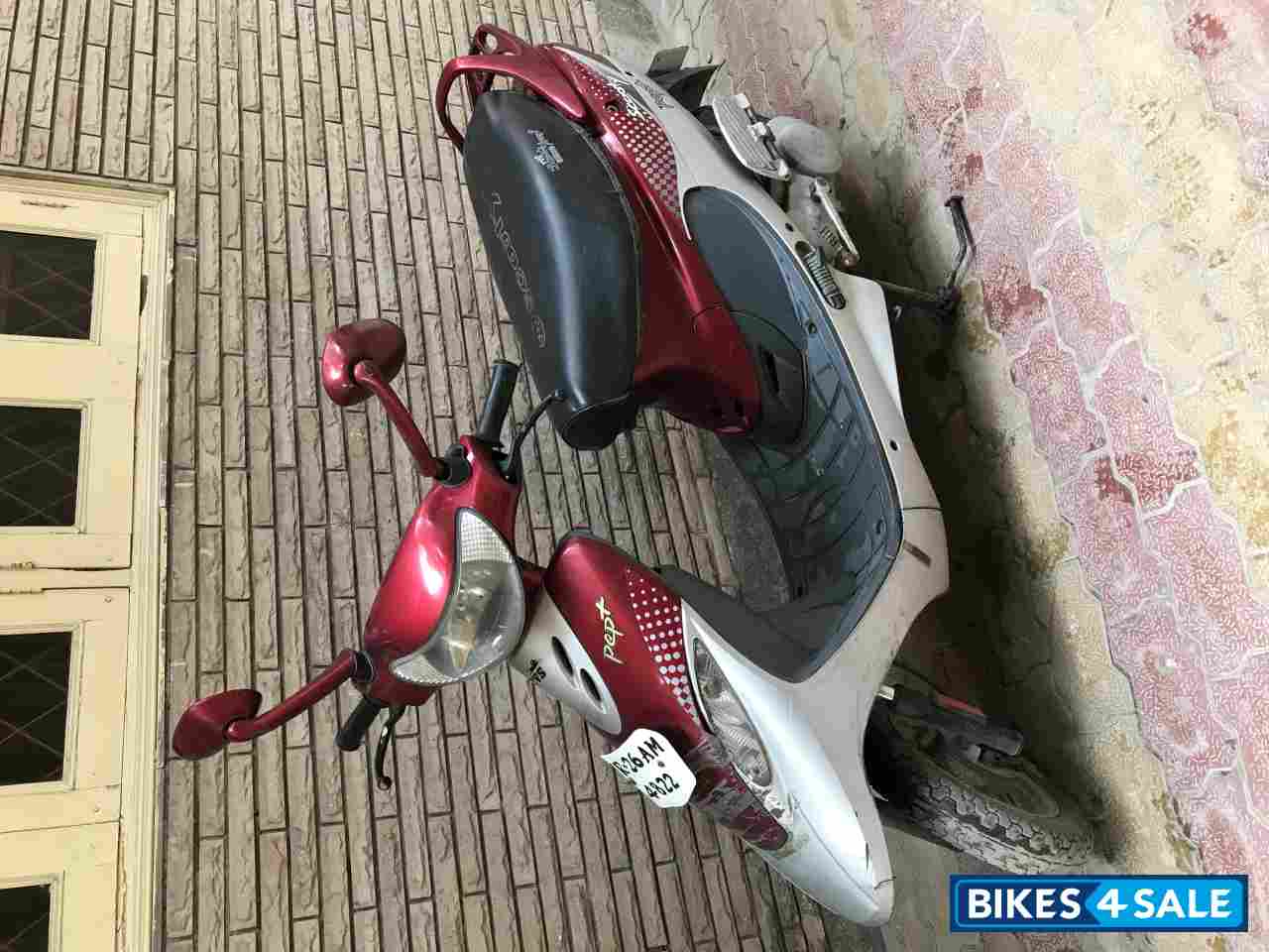 Red TVS Scooty Pep Plus