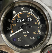 Silver Royal Enfield Bullet Electra