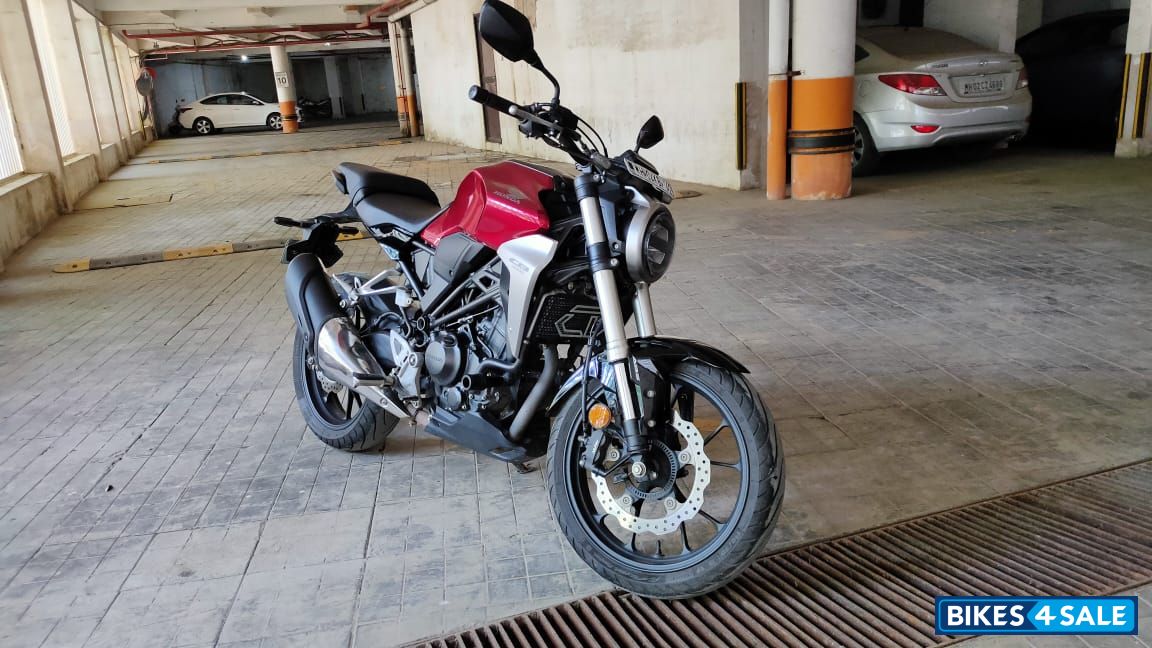 Red Silver Honda CB300R