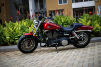 Red Harley Davidson Dyna Fat Bob FXDF