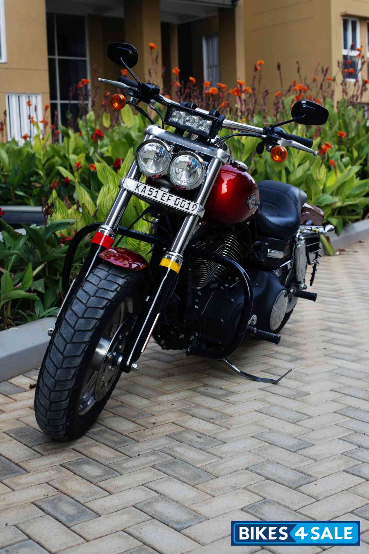 Red Harley Davidson Dyna Fat Bob FXDF Red Harley Davidson Dyna Fat Bob FXDF