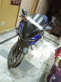 Blue Yamaha YZF R15 V3
