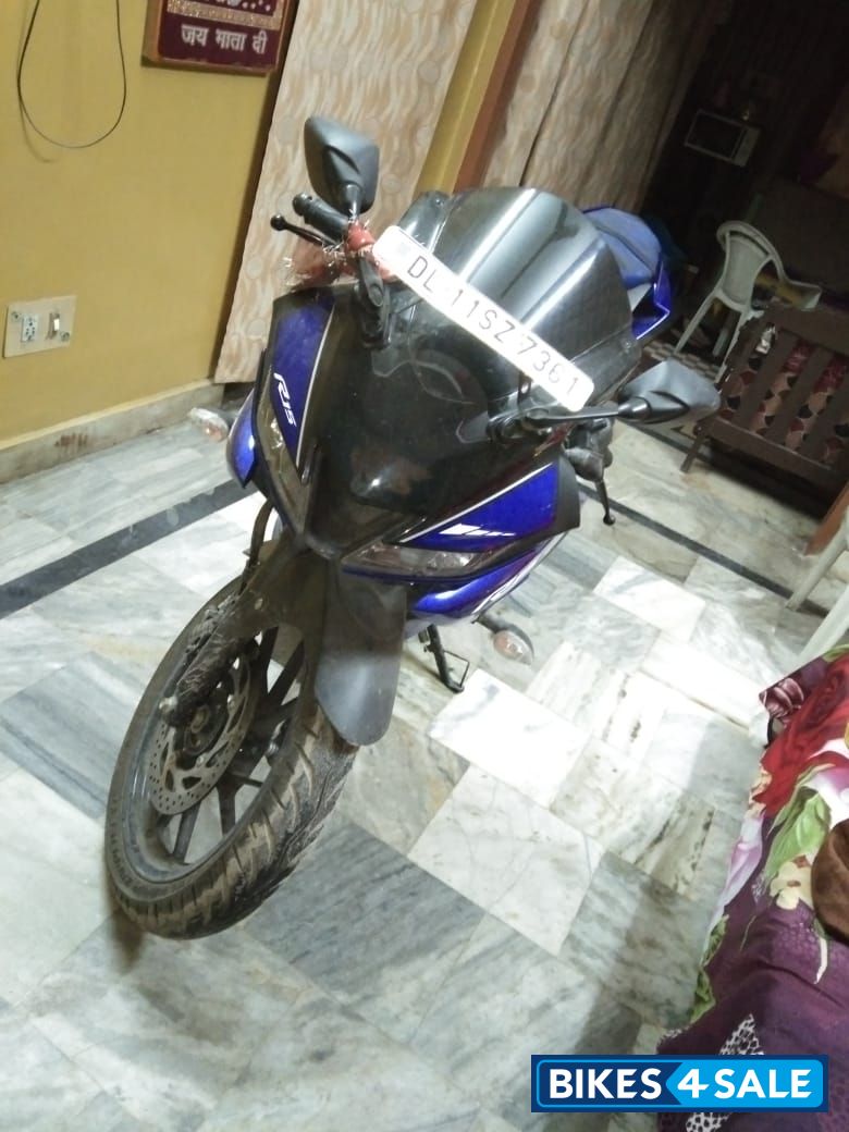 Blue Yamaha YZF R15 V3