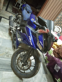 Blue Yamaha YZF R15 V3