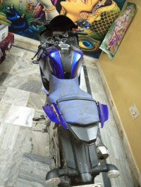 Blue Yamaha YZF R15 V3