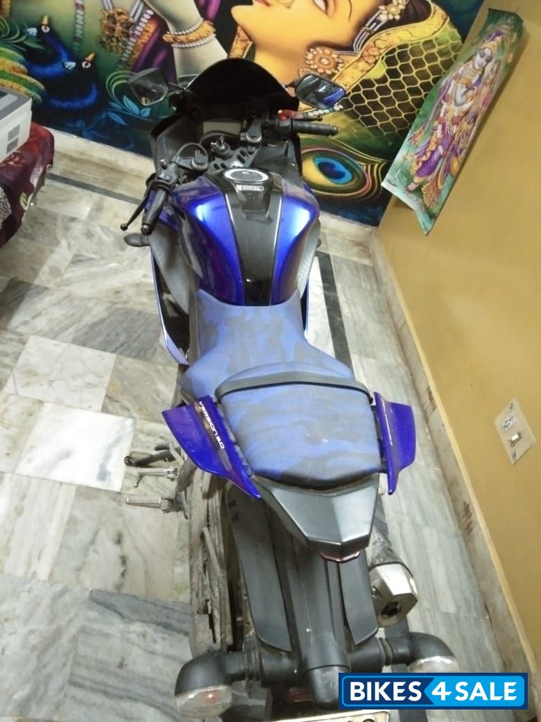 Blue Yamaha YZF R15 V3