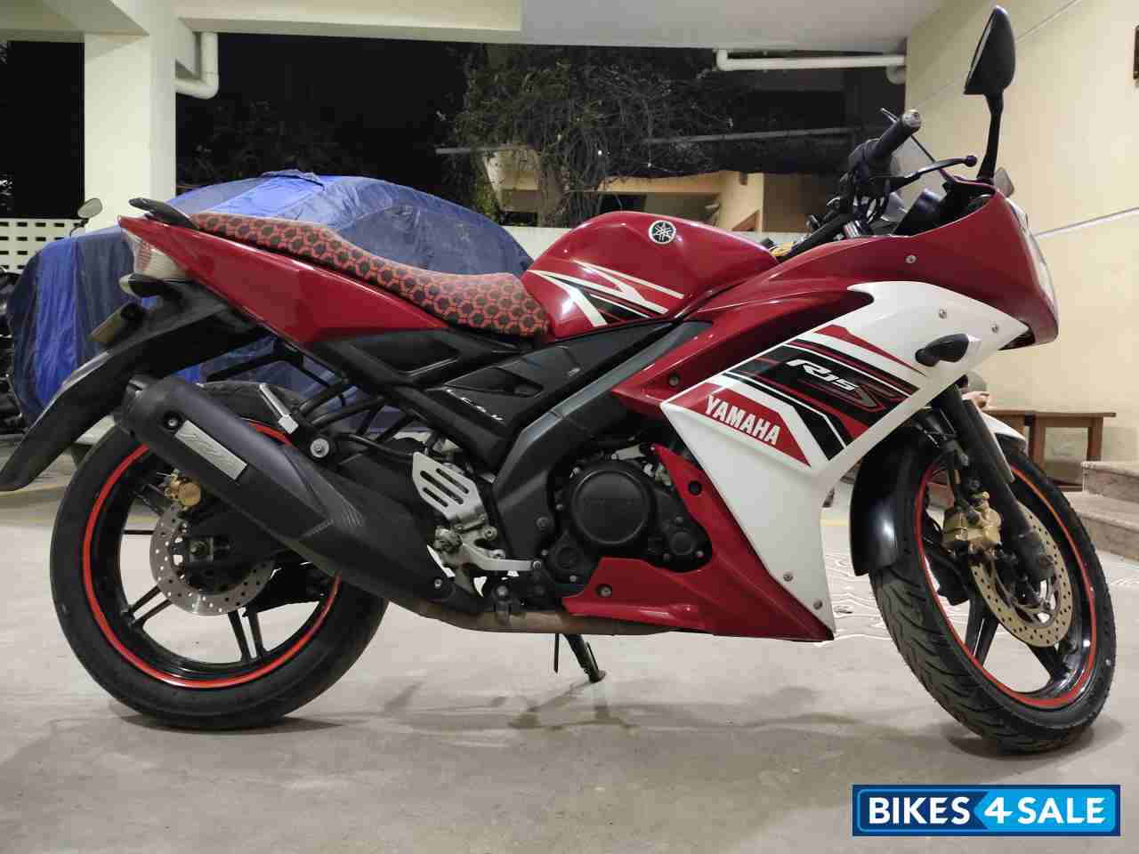 Used 2017 model Yamaha YZF R15 S for sale in Chennai. ID 316925. Red ...