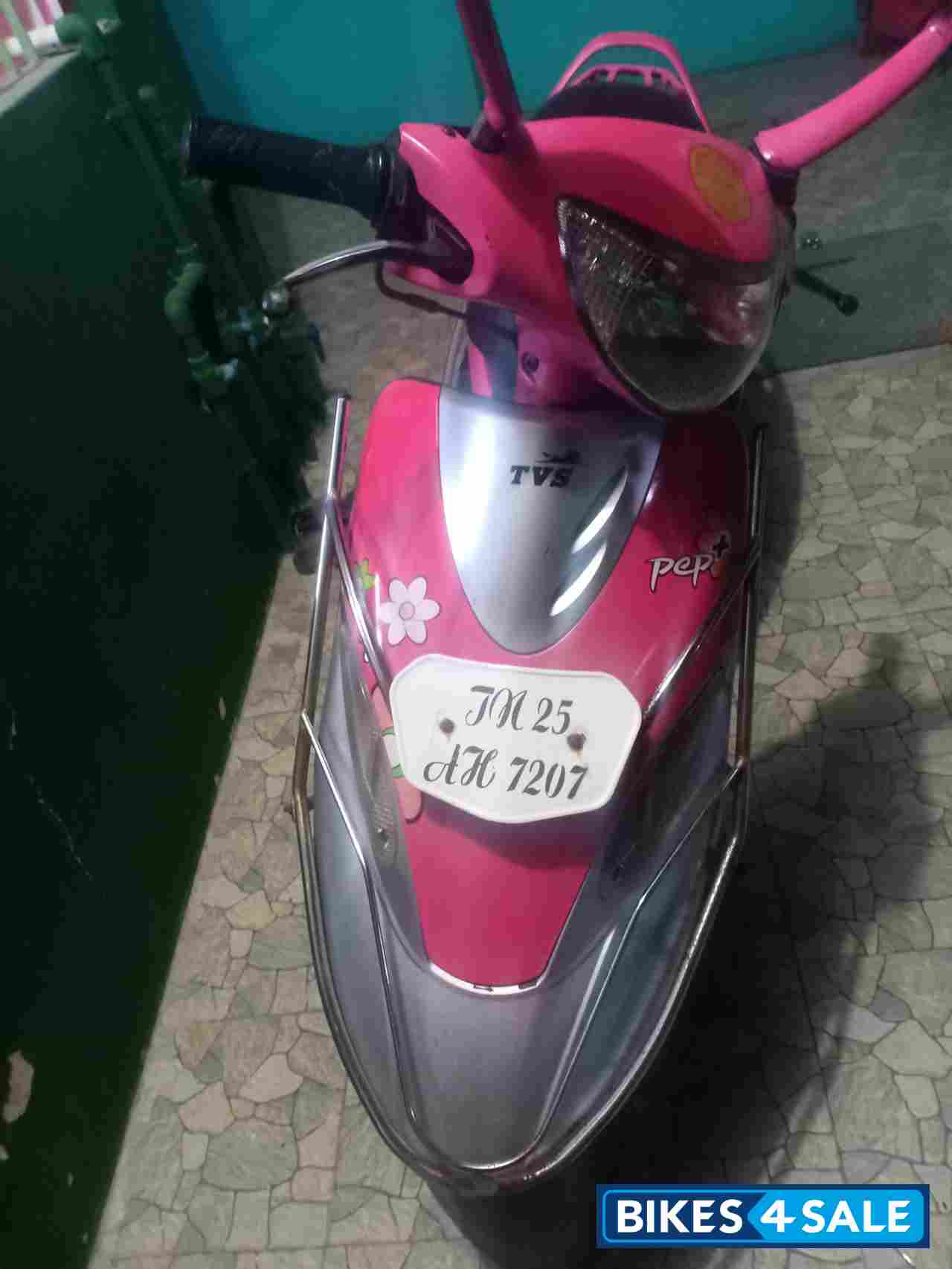 Pink TVS Scooty Pep Plus