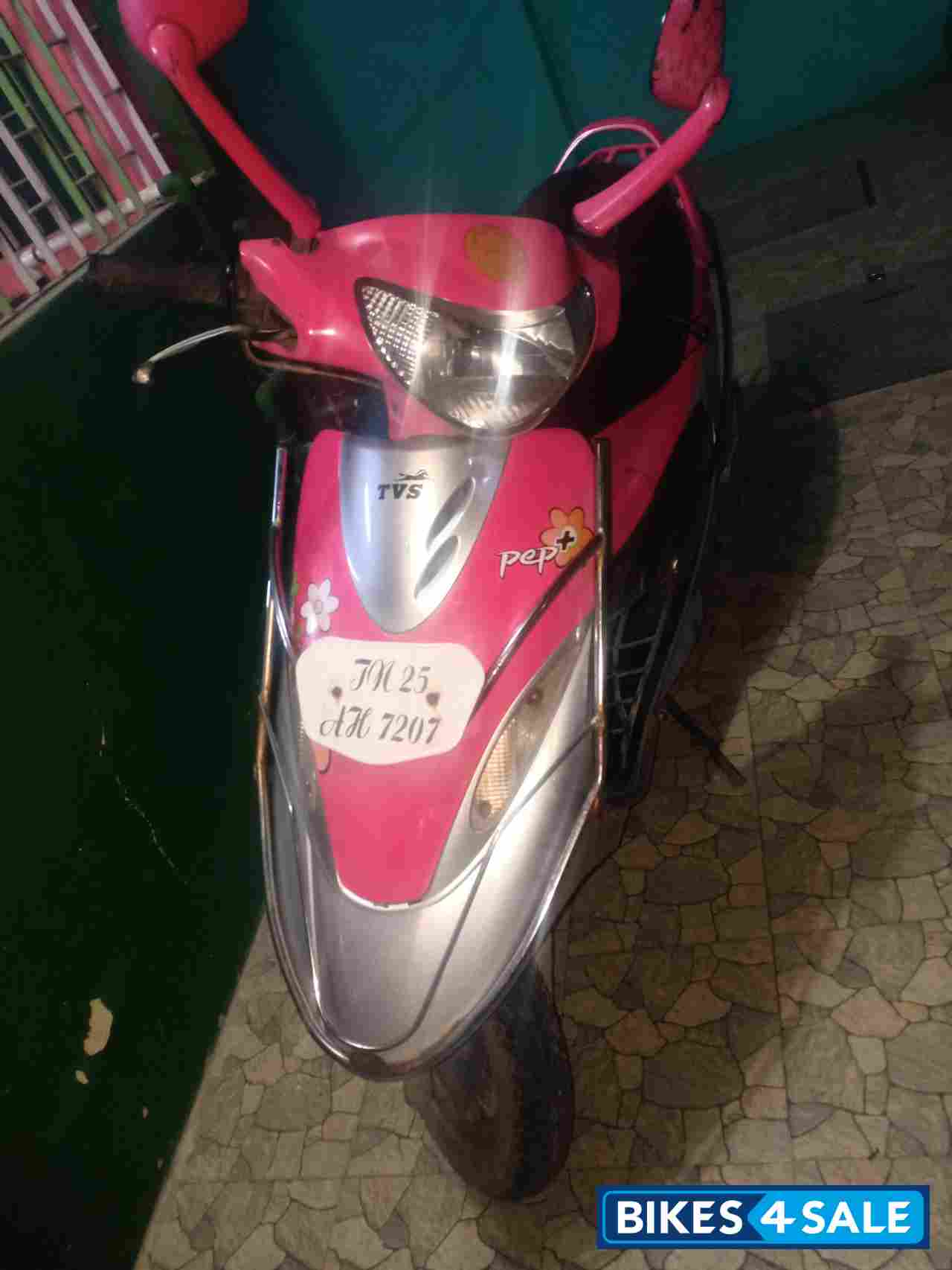 Pink TVS Scooty Pep Plus