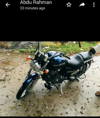 Blue Royal Enfield Thunderbird 350