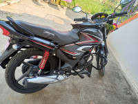 Black Honda Shine BS6