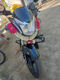 Black Honda Shine BS6