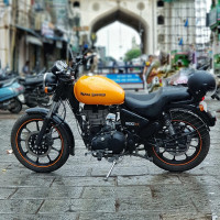 Orange Royal Enfield Thunderbird X 500