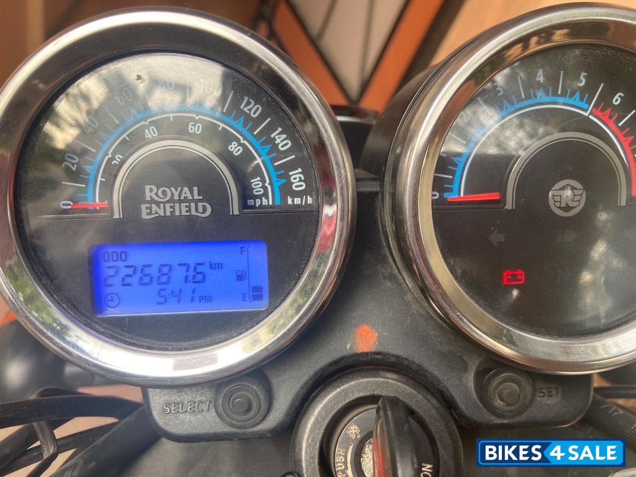 Orange Royal Enfield Thunderbird X 500