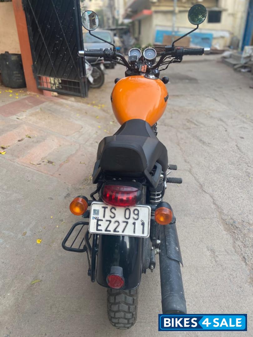 Orange Royal Enfield Thunderbird X 500