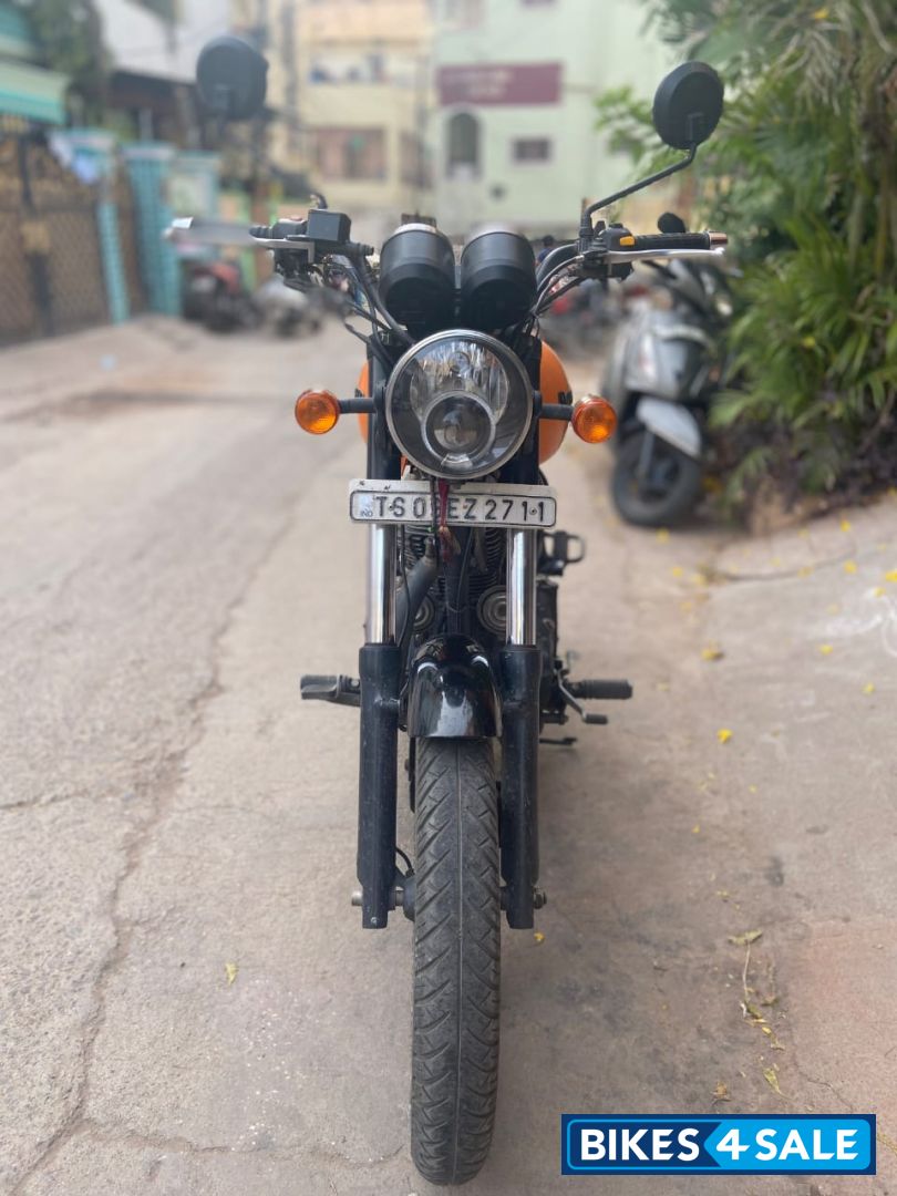 Orange Royal Enfield Thunderbird X 500