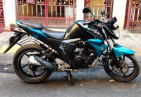 Blue Yamaha FZ-S FI V2