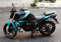 Blue Yamaha FZ-S FI V2