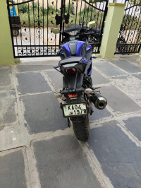 Blue Yamaha YZF R15 V3