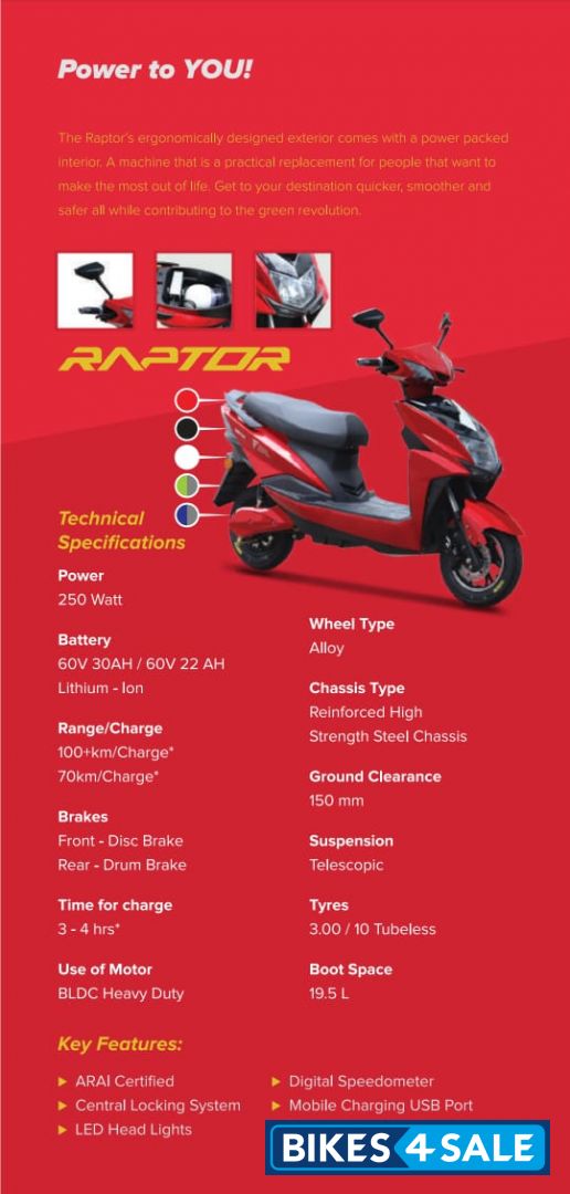Techo Electra Raptor