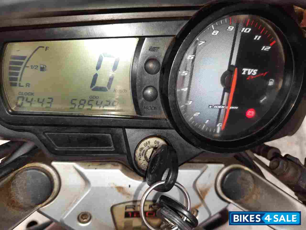 Grey TVS Apache RTR 160