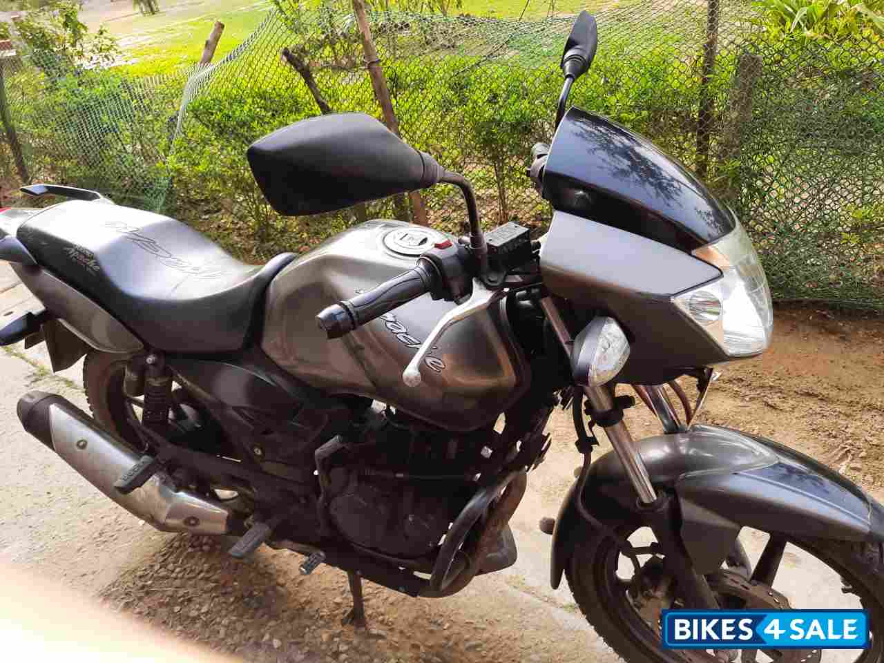 Grey TVS Apache RTR 160