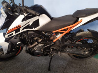 Black, White And Red KTM Duke 250