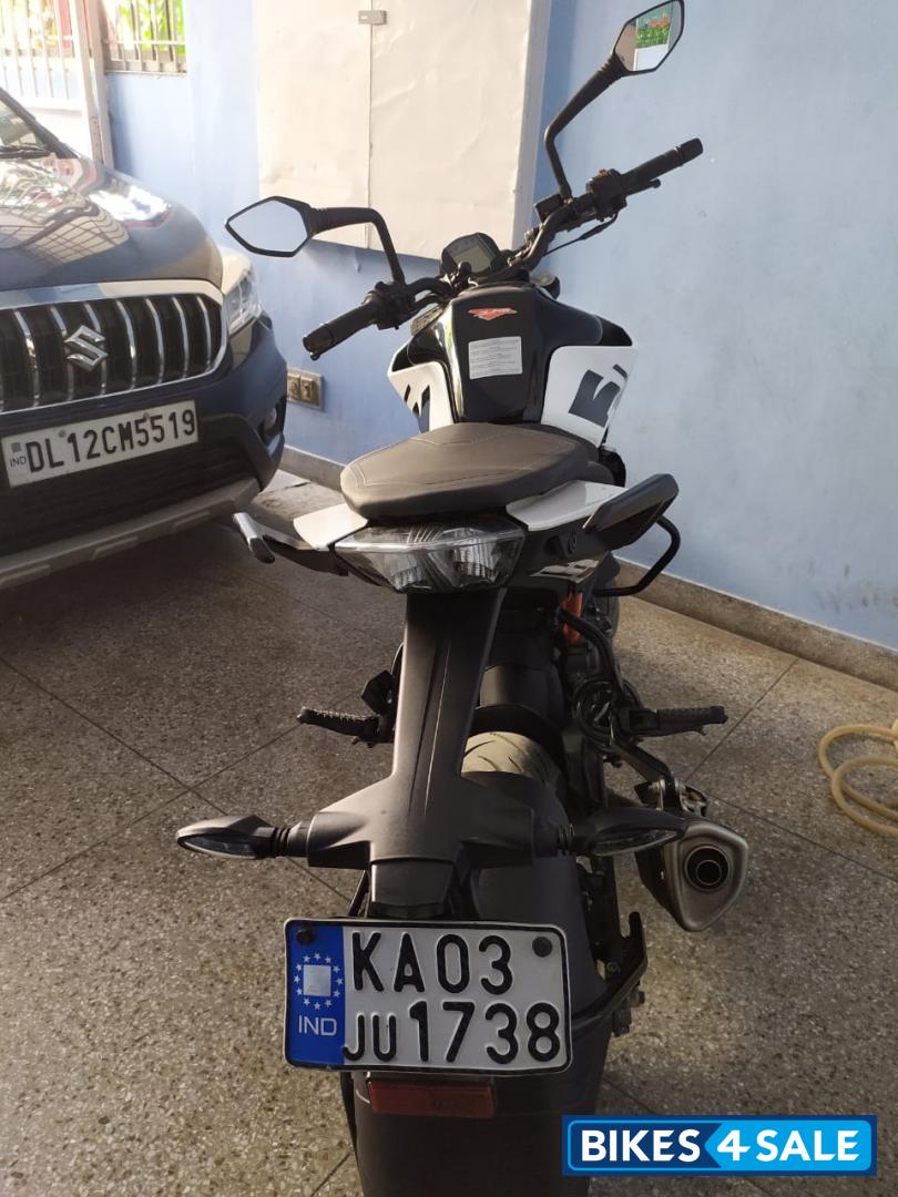 Black, White And Red KTM Duke 250